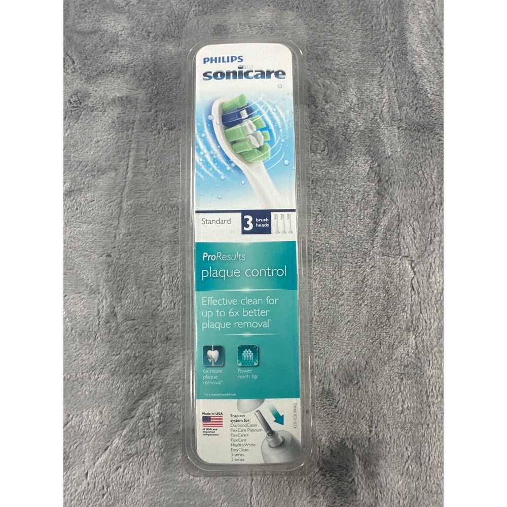 Philips Sonicare ProResults Plaque Control Toothbrush Heads 3pk HX9023 Standard